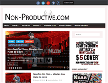 Tablet Screenshot of non-productive.com